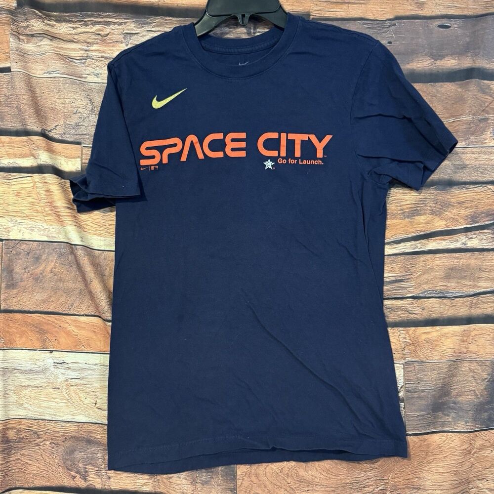 Nike Houston Astros Space City Connect T-Shirt Small Blue Altuve MLB Fan Apparel